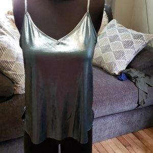 Brand new W/O Tags slinky liquid tank Sz.M  Teal